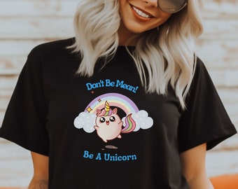 Cute And Sassy Unicorn And Rainbows T-Shirt, Funny Unicorn Lover Shirt, Gift For Her, Birthday Gift Shirt