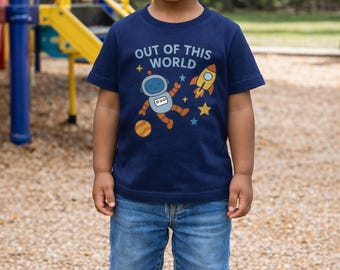 Astronaut Toddler T-Shirt | Space Rocket Kids Tee