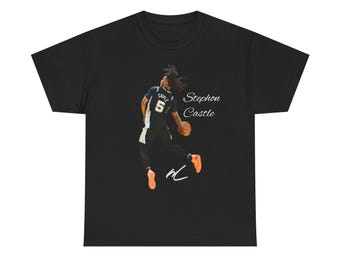 ステフォン・キャッスル サンアントニオ Tシャツ 直筆サイン入り