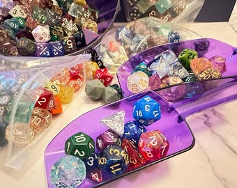 Mystery Bulk Random Dice Scoop, Mixed Dnd Polyhedral Scoop of Dice,Dungeons & Dragons Random Dice, Small Dice Scoop, Large Dice Scoop
