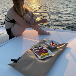 Marine Vinyl Boat Stablization Cushion/Bag (Personalization Option)
