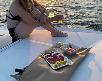 Marine Vinyl Boat Stablization Cushion/Bag (Personalization Option)