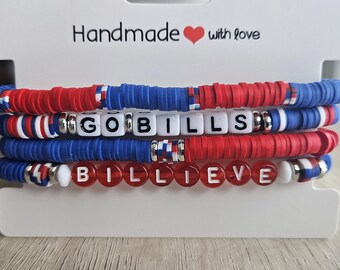 716 Buffalo Go Bills Billieve Inspired bracelet set