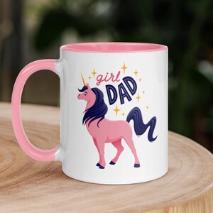 Unicorn Girl Dad Gift | Girl Dad Coffee Mug | Girl Daddy | Dad of Girls | New Dad Gift | Father's Day Gift | Gift for Him