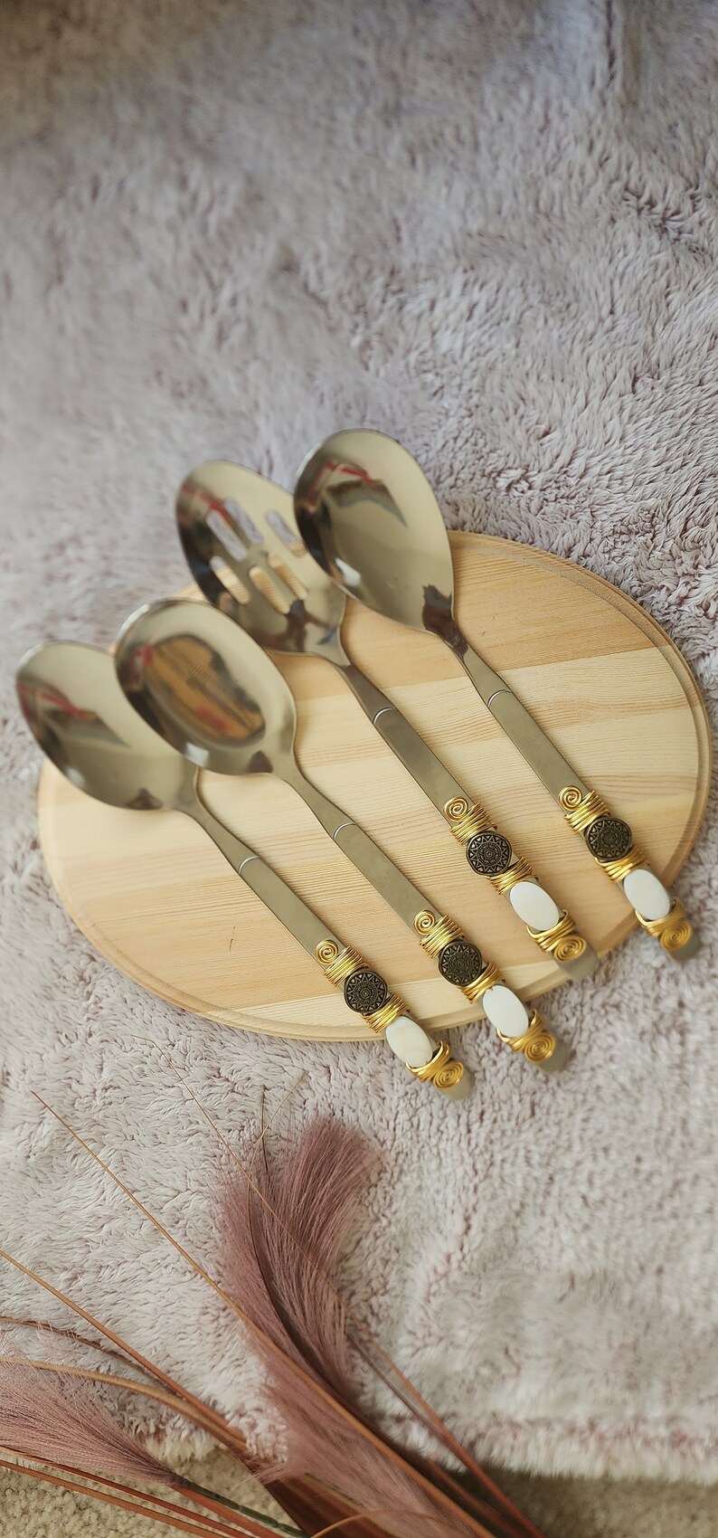 Christmas Gift 16 Piece Designer Spoons & Forks hand Wire Etsy