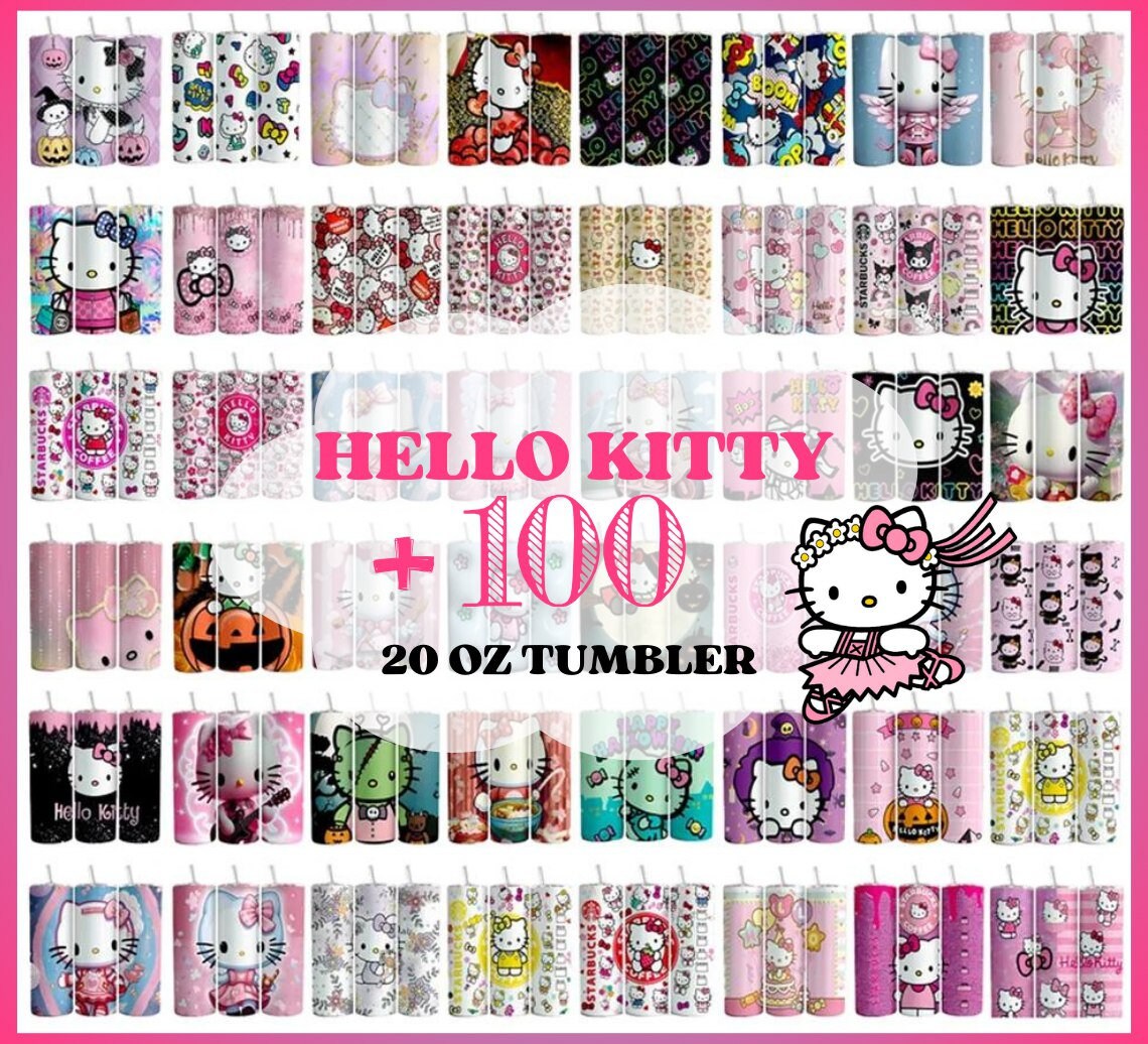 Hello Kitty & Friends Skinny Tumbler 20 Oz / Sanrio Tumbler / Custom Tumbler  -  Denmark