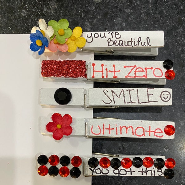 Clothes Pins for Cheer Etsy