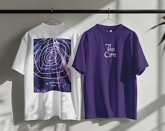 Camiseta vintage The Cure: A Forest Song 1980, camiseta gráfica retrô