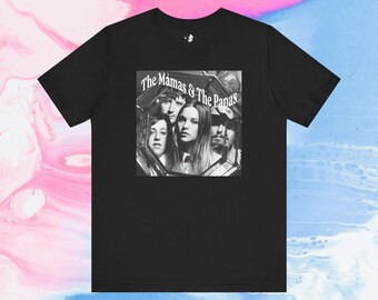 Vintage The Mamas and The Papas T-Shirt: Retro 60s 70s Music Band Tee