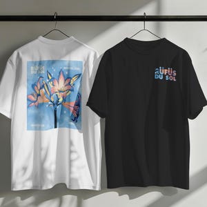 Rufus Du sol Floral Unisex T-shirt, Techno Music Shirt, Innerbloom Shirt, Rufus Du Sol Tour 2025, Rufus Du sol Americas 2025