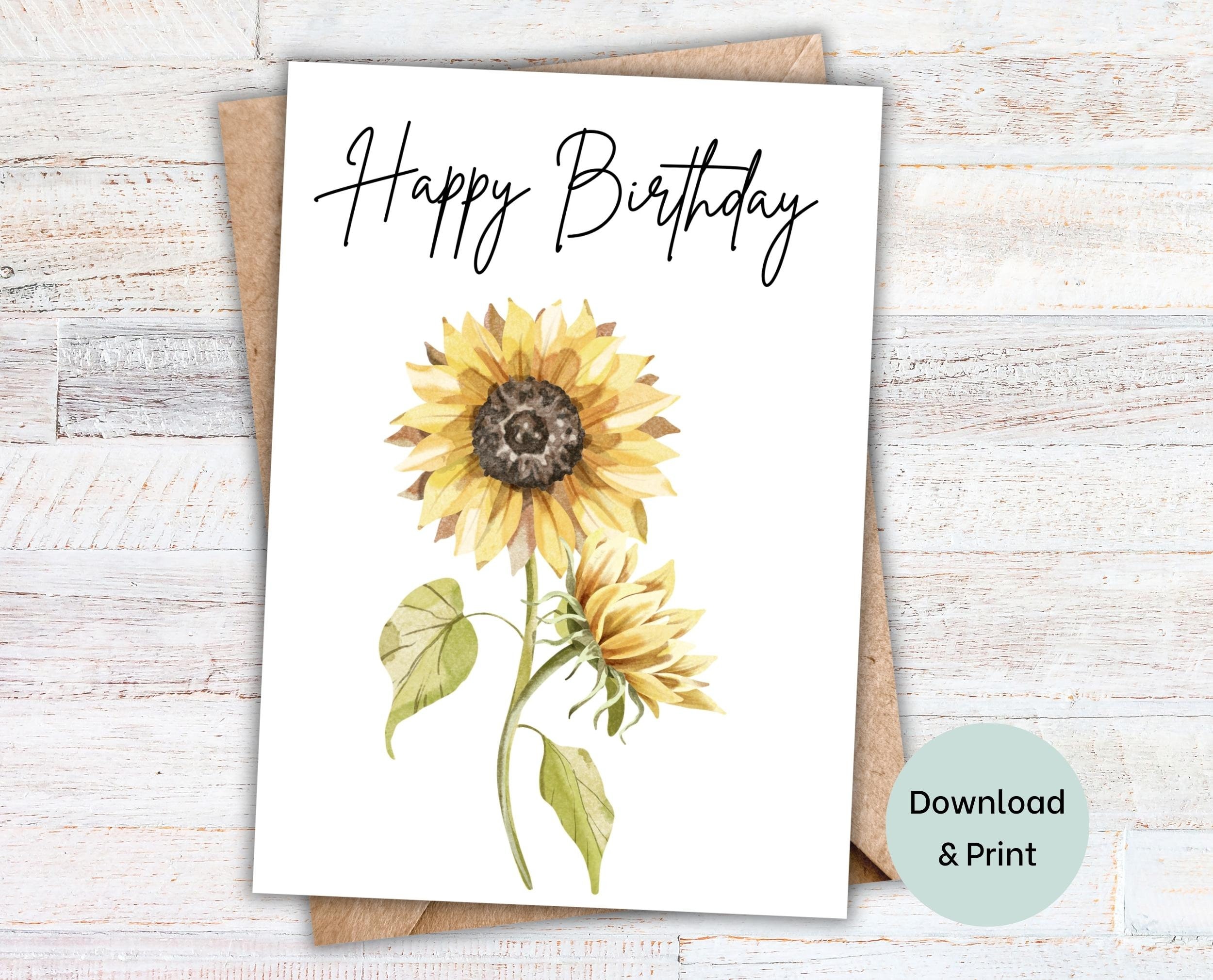 Birthday Card Printable For Her Bright Colorful Sunflowers Instant birthday-card-printable-for-her-bright-colorful-sunflowers-instant