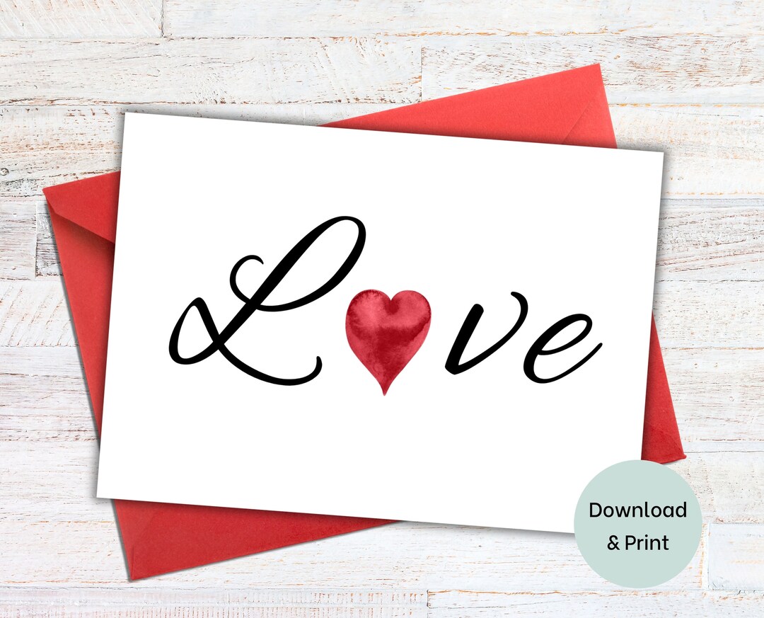 Valentine Card Printable Red Heart - Il 1080xN.5644594218 9d4x