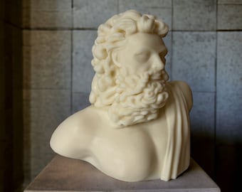 Zeus Statue Candle: Soy Wax Decorative Home Decor