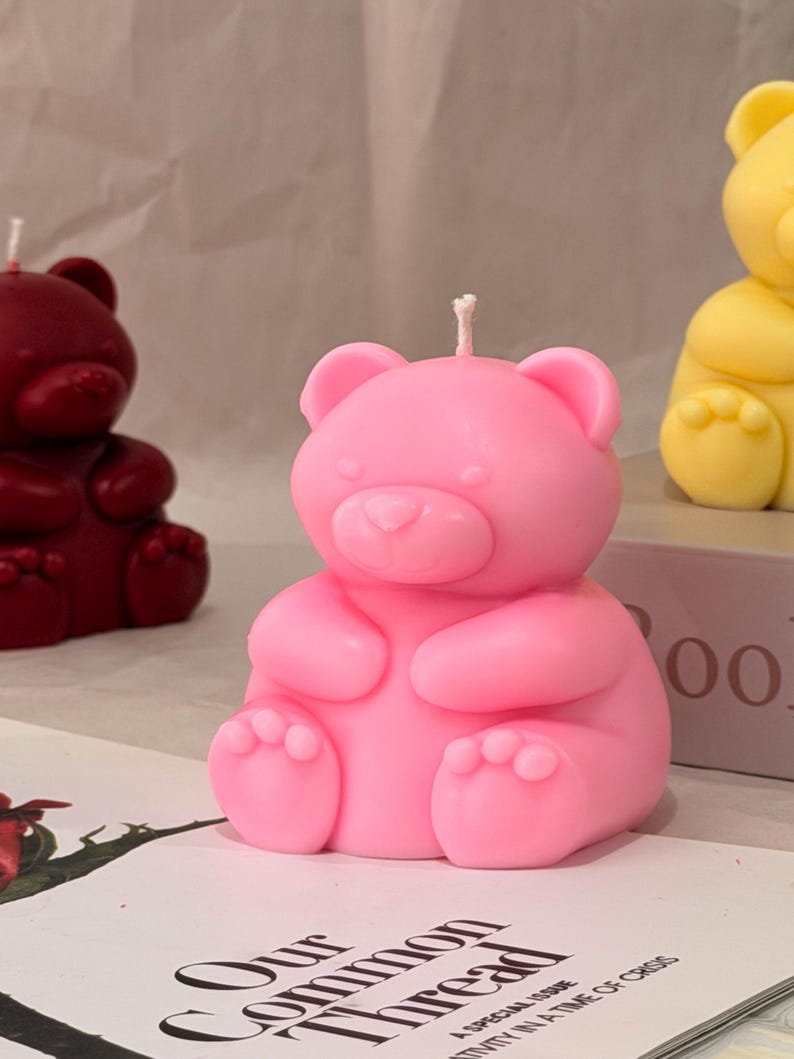 HarmonyandCandles Bear Candle - Thumbnail 4