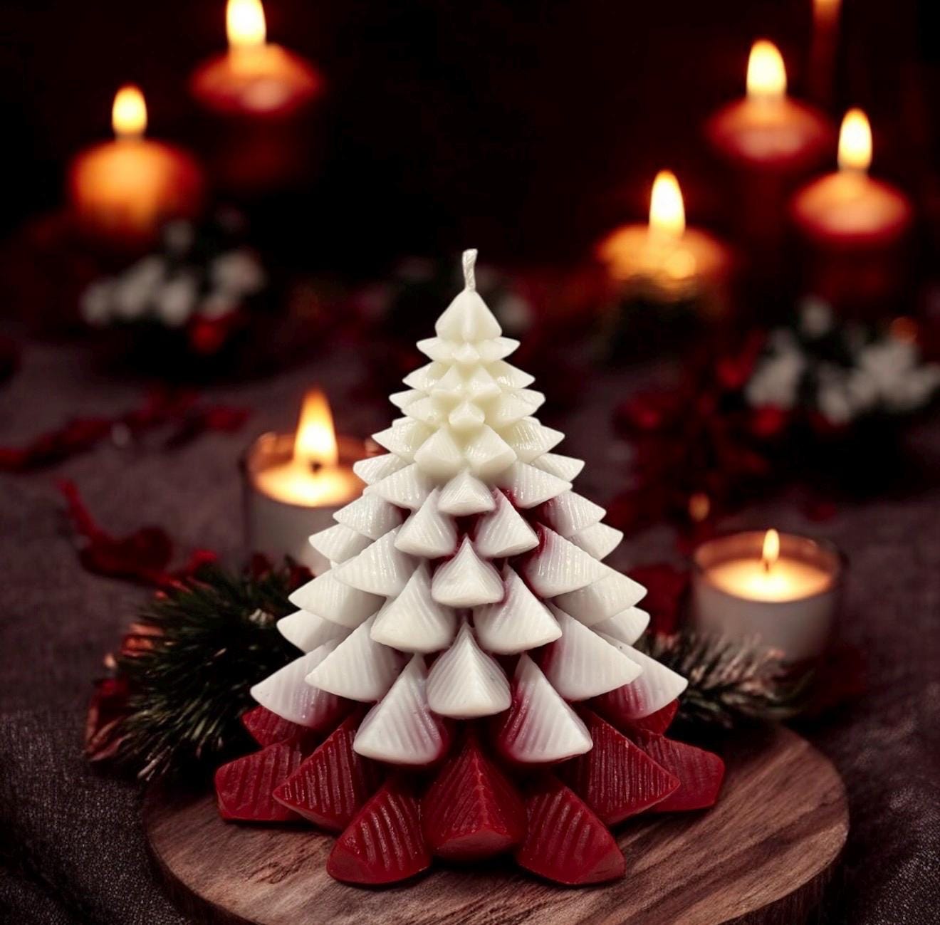 Christmas Candle: Soy Wax Holiday Decor - Etsy