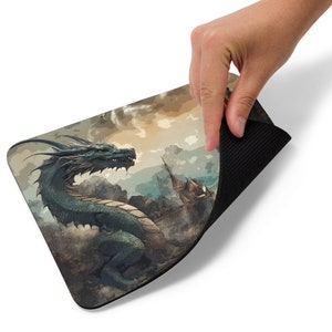 Anime monster hunter armor dragon hullabaloo Playmat Mat Desk Pad