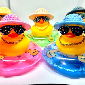 Rhinestone beach ducks All