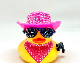 Cowboy Rhinestone Ducks