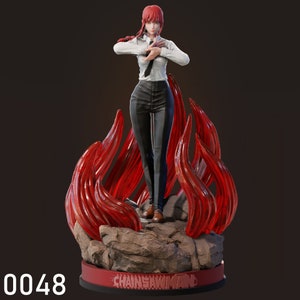 5 Premium Anime Character Chainsaw STL Bundle File Pack 3D Printing Digital STL File Chainsaw Anime Character image 2