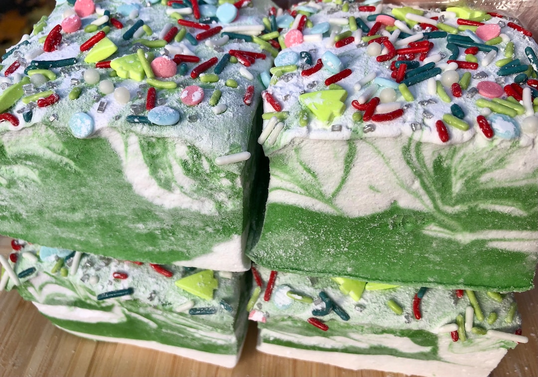 Candy Cane Marshmallows Halal Kosher Gourmet Handmade Candy Etsy