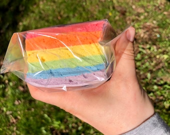 Rainbow Marshmallows Gourmet- kosher- halal- handmade- gift
