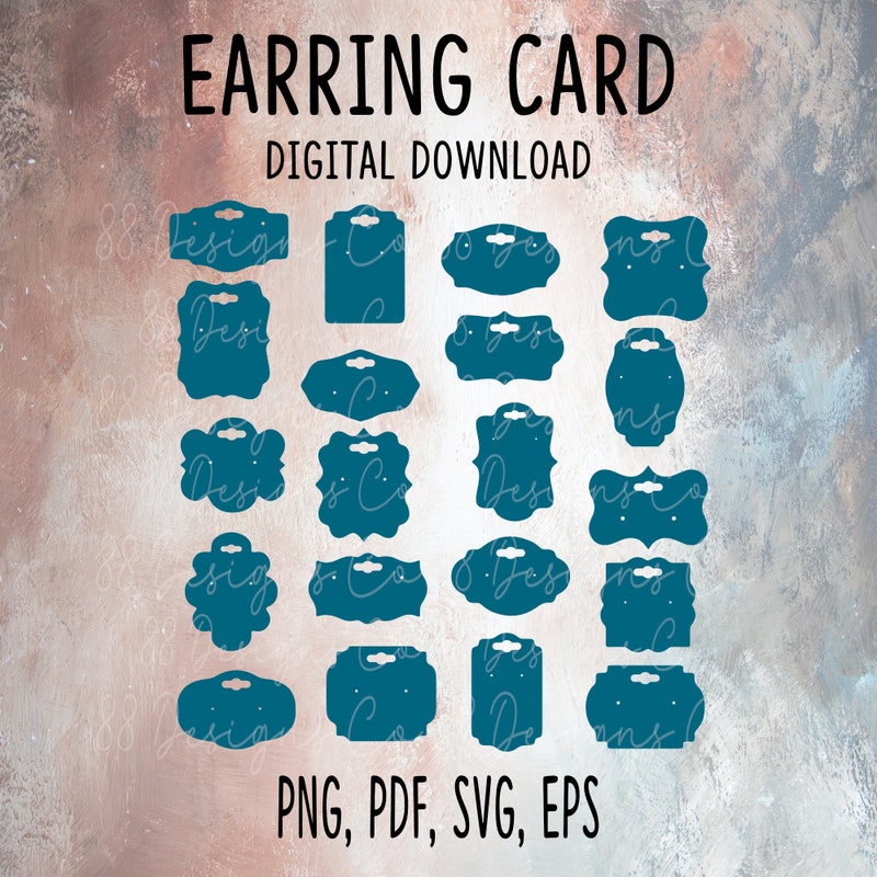 Custom Earring Cards - Etsy