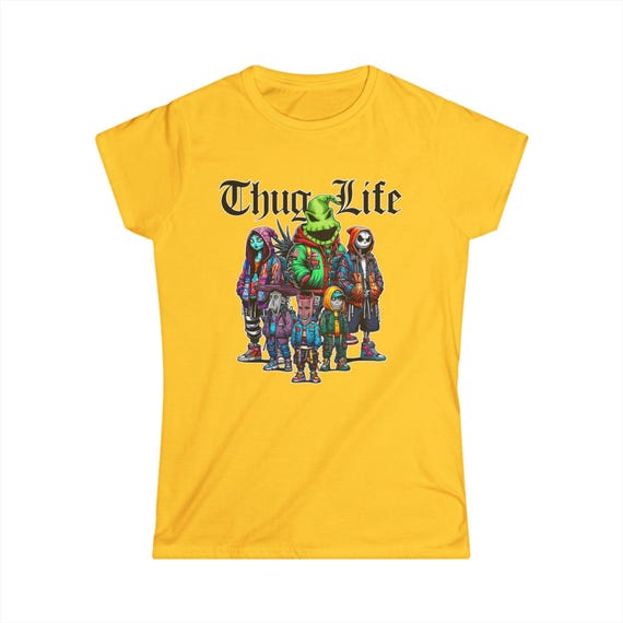 Nightmare before Christmas, Hoogie Boogie, Thug Life tee, Casual wear shirt, Nightmare shirt, Casual Tee