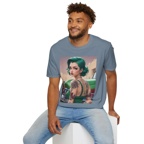 AI inspired Anime t-shirt, Anime Tee