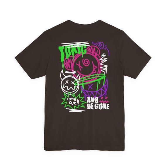 Trendy Graphic Tee for Casual Style, Unique Cartoon Art Tee, Unisex Summer Shirt, Gift for Friends, Streetwear Fashion