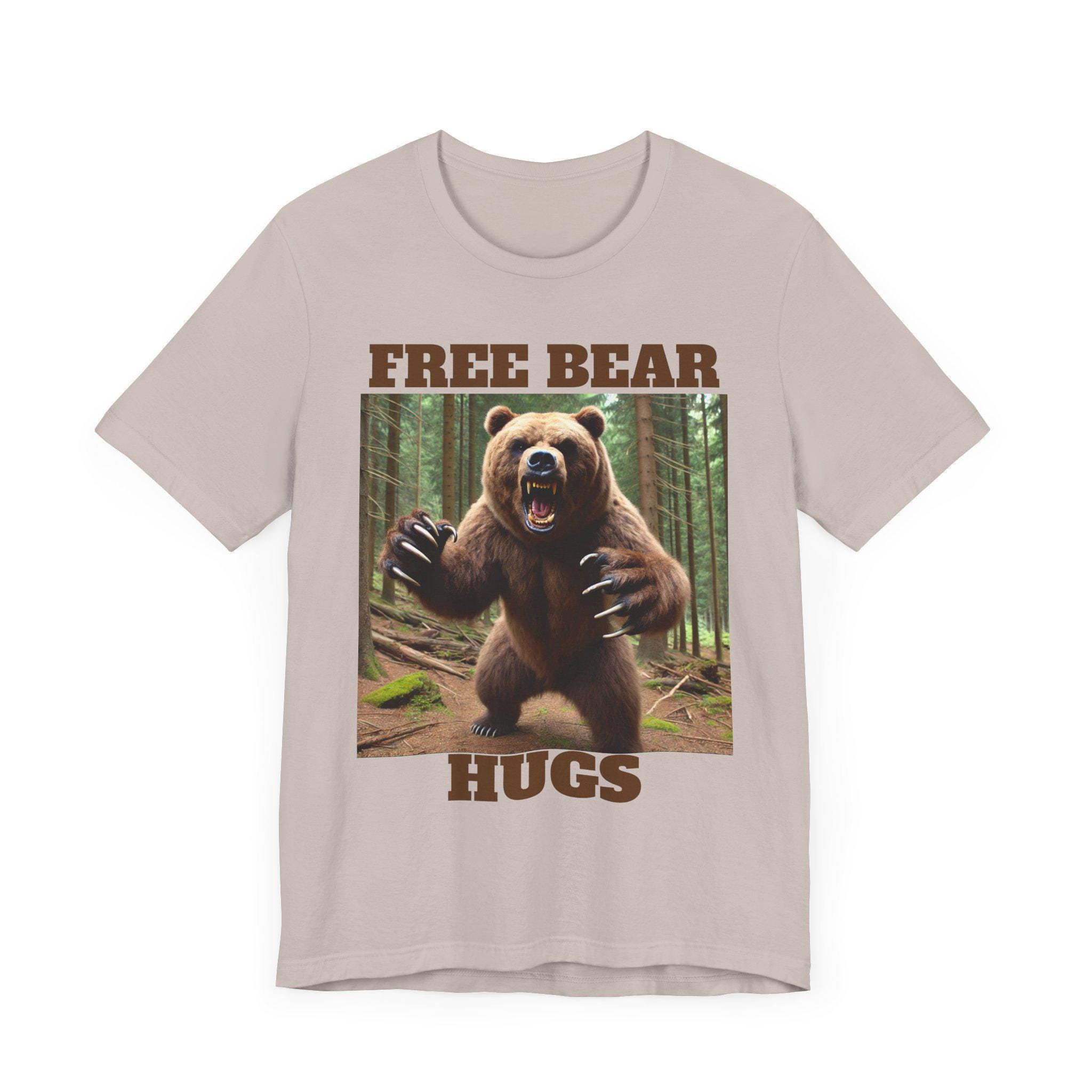 Free Hugs From Grizzly Bear T-Shirt Free Hugs From Grizzly Bear T-Shirt