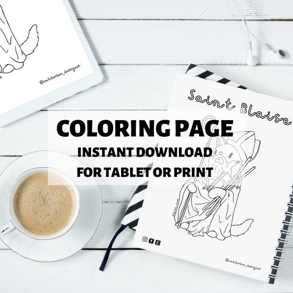 St Blaise Printable - Etsy