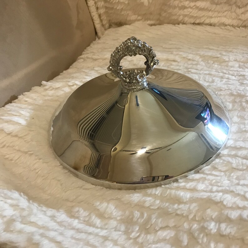 Vintage F.B. Rogers Silver Co. Covered Casserole Dish Etsy