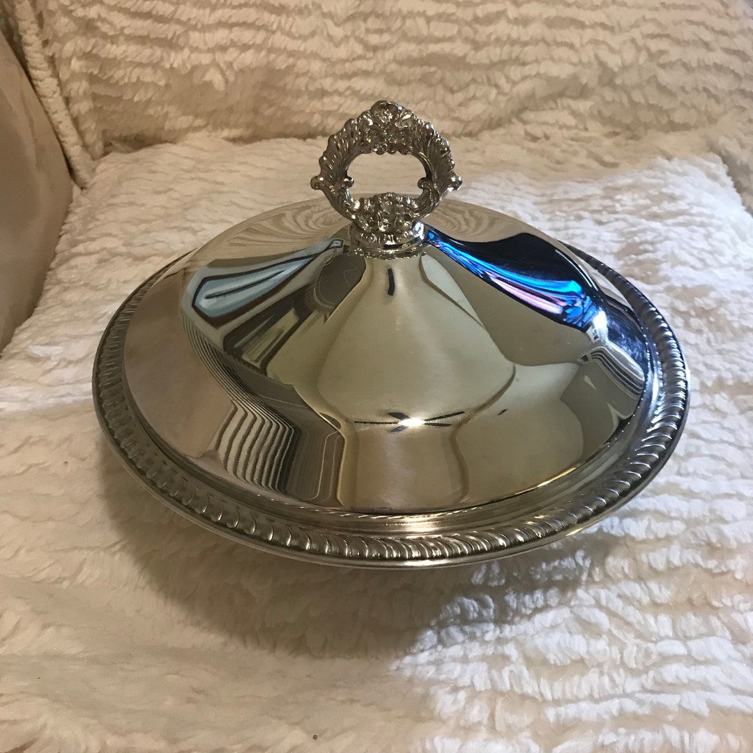 Vintage F.B. Rogers Silver Co. Covered Casserole Dish Etsy