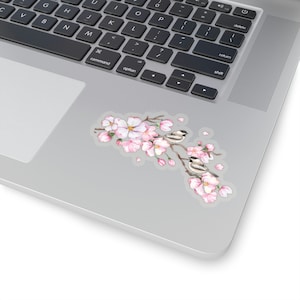 Bird Cherry Blossom Sticker