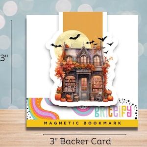 Salem Bookstore Magnetic Bookmark: Spooky Halloween Reader Gift