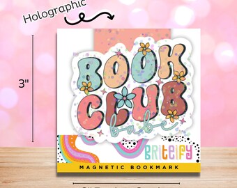 Marcapáginas magnético holográfico Book Club Babe