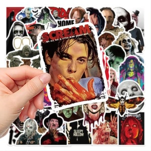 25pc Classic Scary Horror Movie Random Sticker Packs. Slasher films.