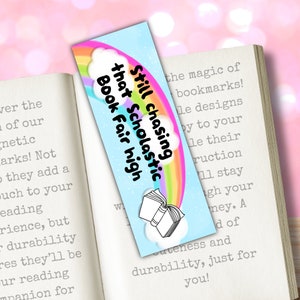 Scholastic Book Fair High Classic Bookmark, Bookish Gifts, Handgemaakte Boekaccessoires, Paginamarkering, Dunne Eenvoudige Bladwijzers, Boekenliefhebbers Geschenken
