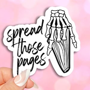 Smutty verspreid die pagina's vinylsticker voor Kindle-hoesjes, boekenliefhebbers, smut-lezers, Booktok, Bookstagram, boekenwurm, fantasy, vuile boeken