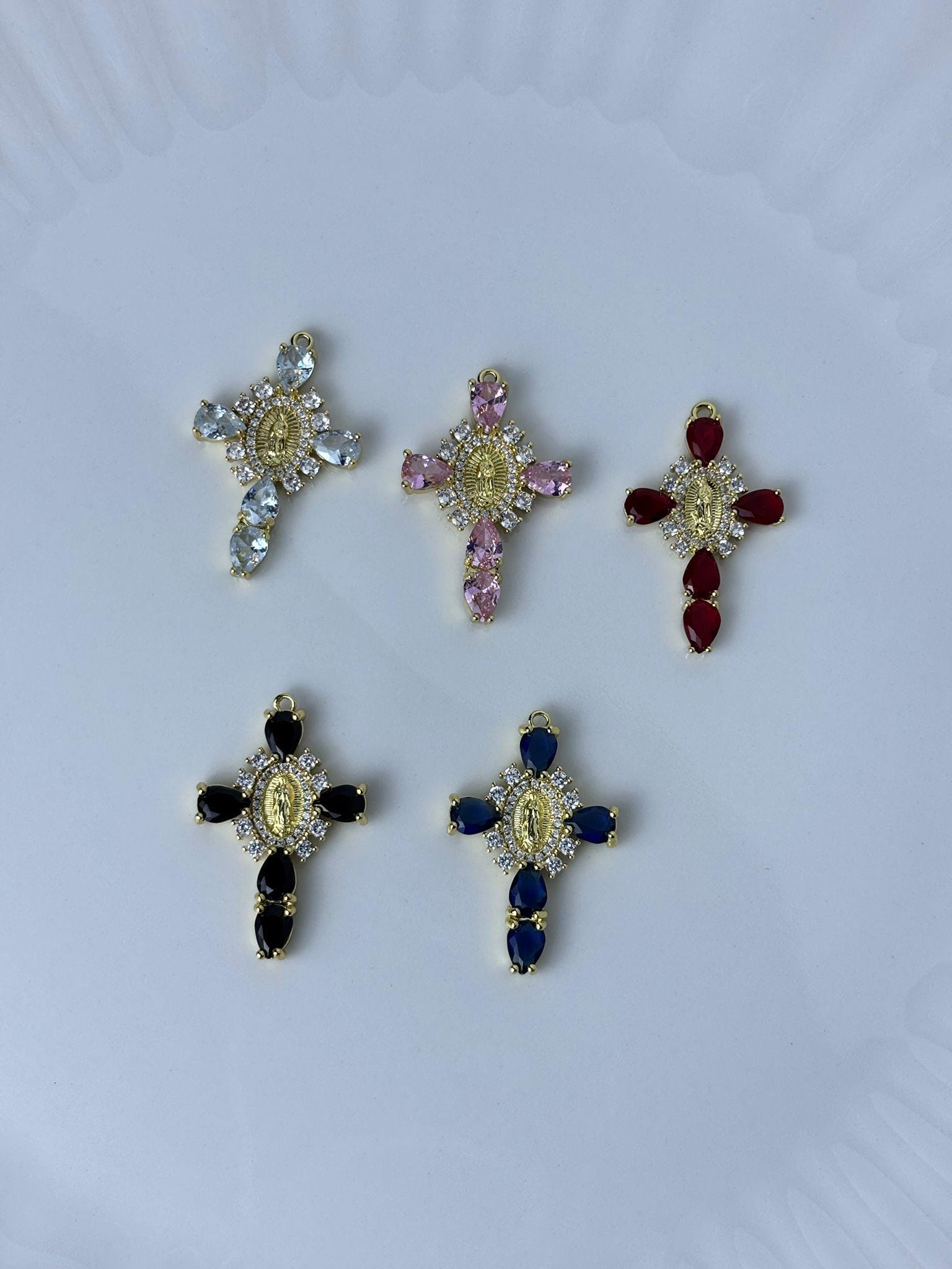 Crystal Cross Car Air Vent Clips - Crystal Cross - Car Air Vent Decor - Crystal Car Crucifix - Christian Gift Idea - Car Accessories - Cross