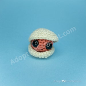 Clarence the Clam Crochet Plush Amigurumi