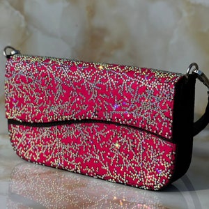 Bisa handbag, african print handbag, embellished female bag