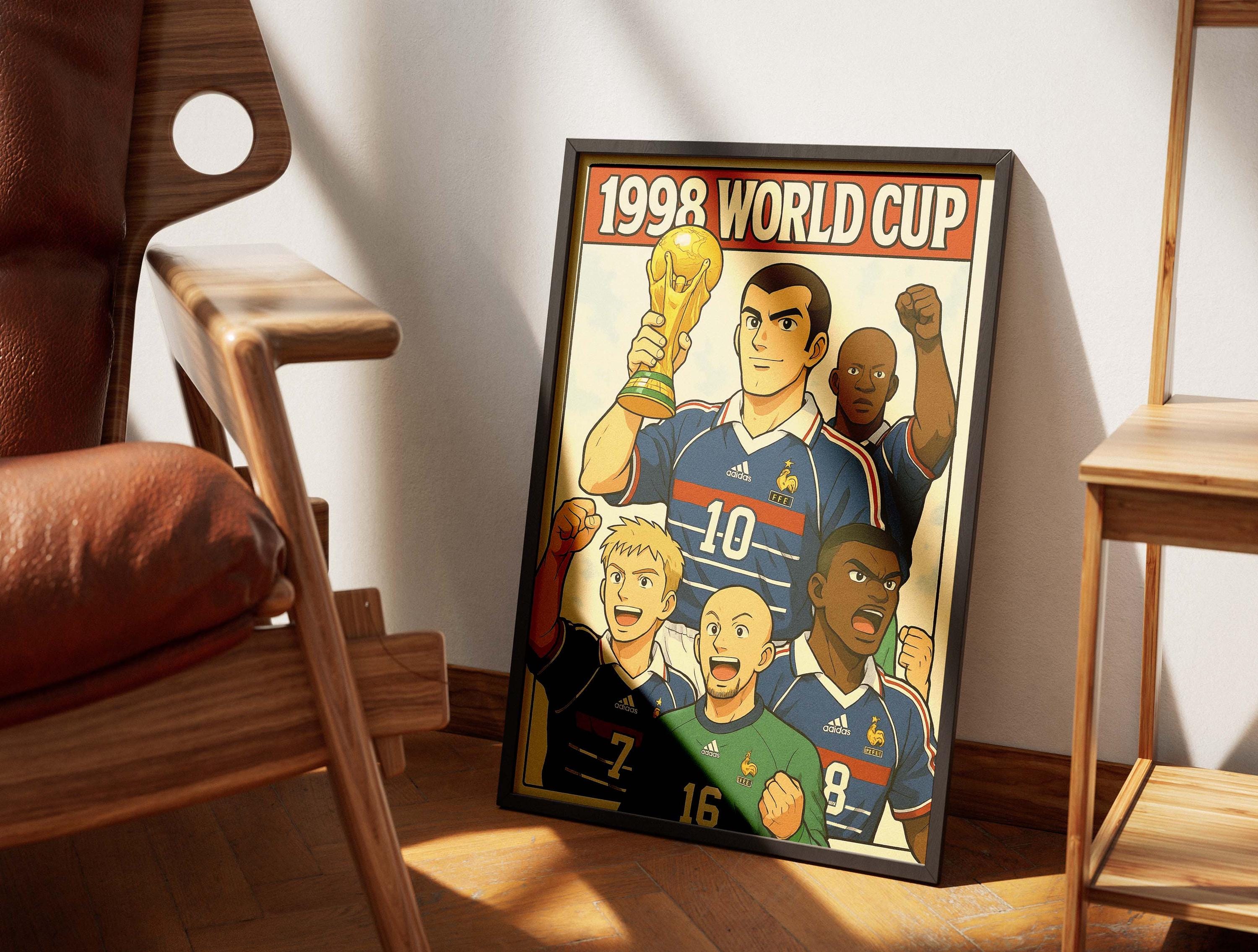 Verres France 98 Coca-Cola - Édition Vintage Coupe Du Monde - Publicitaire - Fabriqué En France