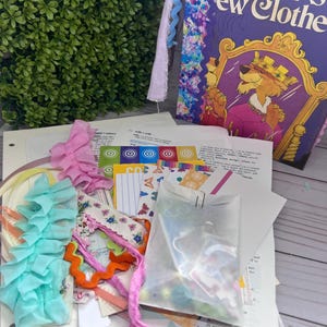 The Emperor’s New Clothes — Altered Disney Junk Journal with Handmade Ephemera & Scrap Pack