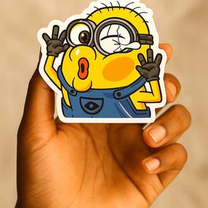 Happy Accident - Funny Minions Sticker