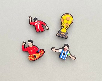 Soccer Celebrity Shoe Charms | Sports Shoe Charms | Athlete Shoe Charms | Shoe Charm for kids | Shoe Charms for Adults
