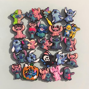 Lilo and Stitch Cartoon Shoe Charms - Disney Shoe Charms -Accessories for Shoe