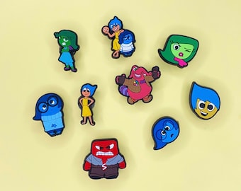 Charms para zapatos de Inside Out / Charms de Disney / Accesorios para zapatos / Charms para zapatos para adultos