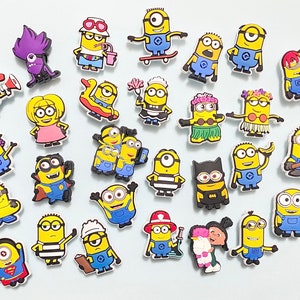 Minion New Mega Shoe Charms / Cute Banana Hero Shoe Charms / Shoe Charms for kids / Shoe Charms for adults / Shoe Charm Bundle