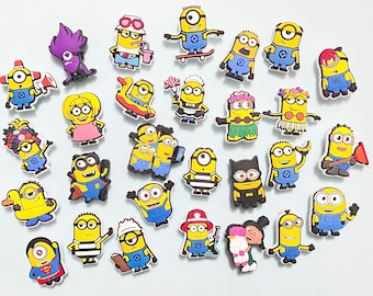Minion New Mega Shoe Charms / Cute Banana Hero Shoe Charms / Shoe Charms for kids / Shoe Charms for adults / Shoe Charm Bundle